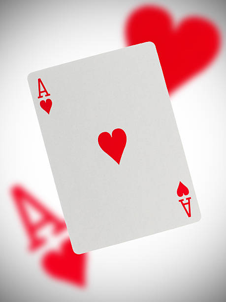 istock Playing card, ace of hearts 181204652