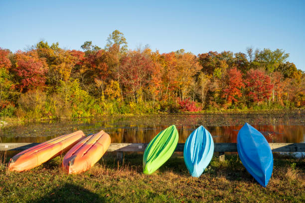 istock Canoes at French Creek State Park 1812086801