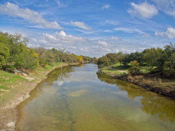 istock View of the Brazos River from a bridge 1812089923