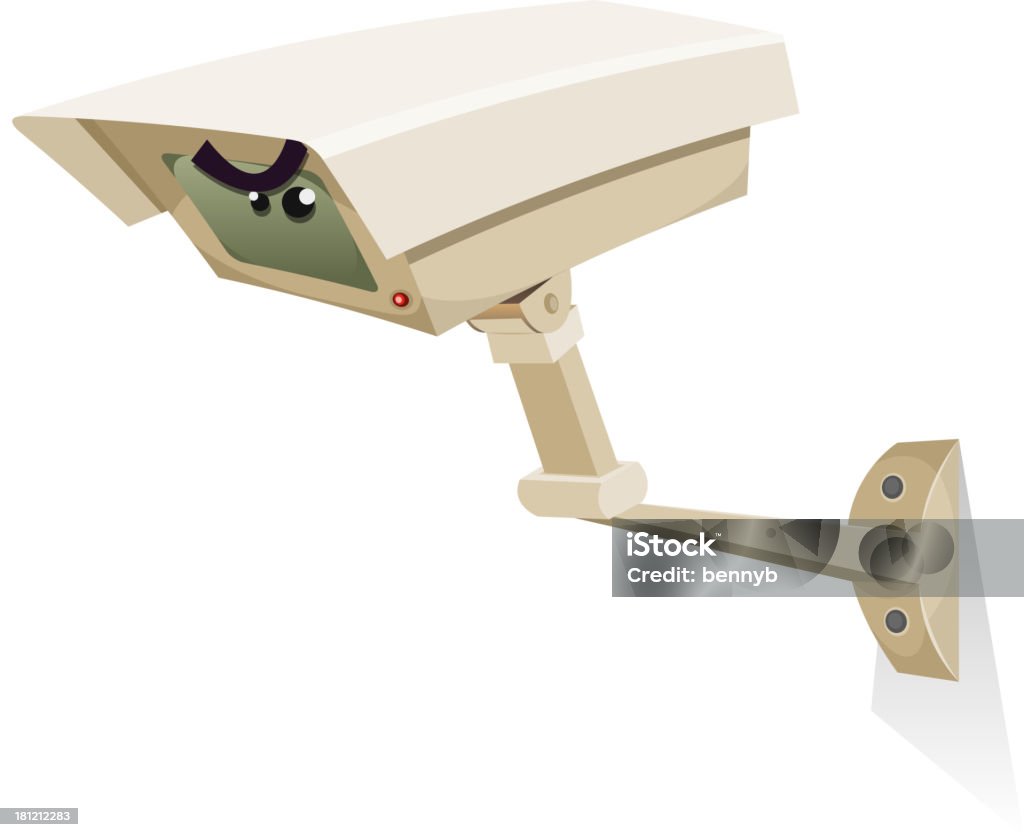 CCTV Caméra de surveillance - clipart vectoriel de Appareil photo libre de droits