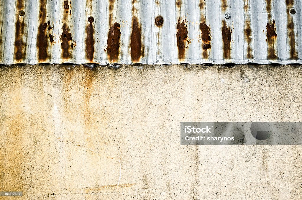 corrugated toit et mur de la texture - Photo de Abstrait libre de droits