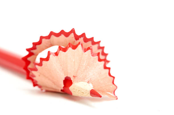 istock red pencil isolated on a white background 181212529
