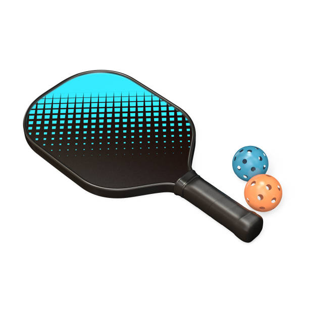 istock Pickleball set Paddle and Balls 1812148485