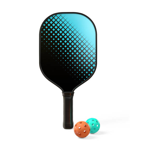 istock Pickleball set Paddle and Balls 1812148486