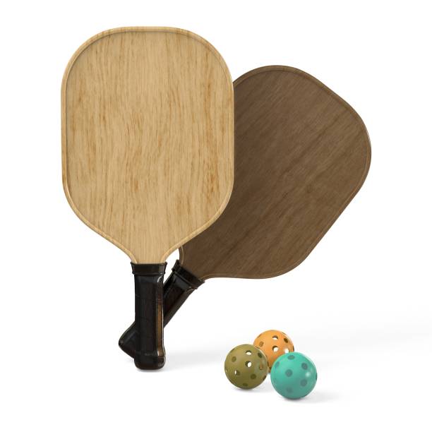 istock Wooden Pickleball Set 1812156023