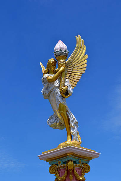 istock Winged Statue at Sukhawadee Mansion in Pattaya 181216632