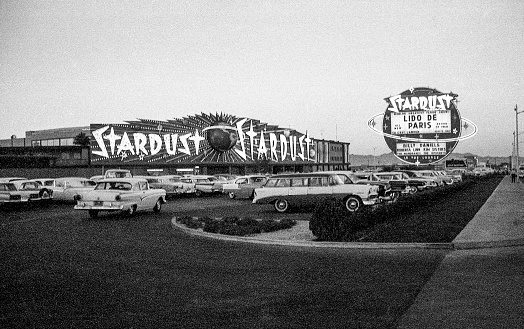 Exterior shot of a retro cinema theater from street