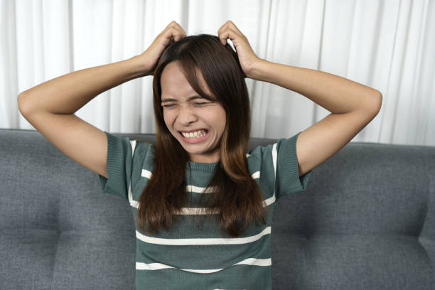 istock Asian woman stressed from unsuccessful work 1812258723