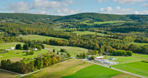 istock Rolling Hills in Lycoming County, PA - Aerial 1812264550