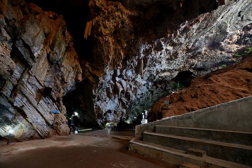 ituacu, bahia, brazil - august 24, 2023: view of the Mangabeira cave in the town of Ituacu in the Chapada Diamantina