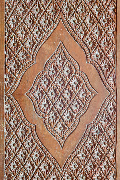 istock Thai pattern Handmade wood carvings. Phrae Thailand. 181230273