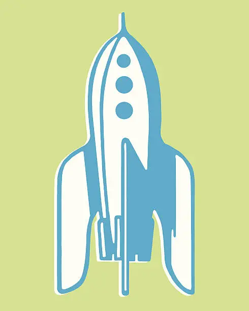 Vector illustration of Rocketship