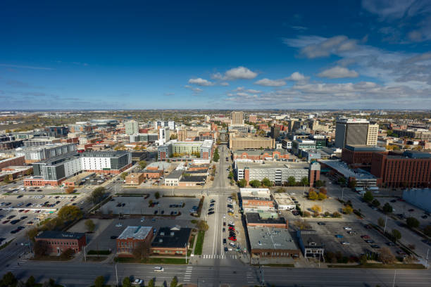 istock High Angle View of Downtown Lincoln, Nebraska on Sunny Day 1812325713