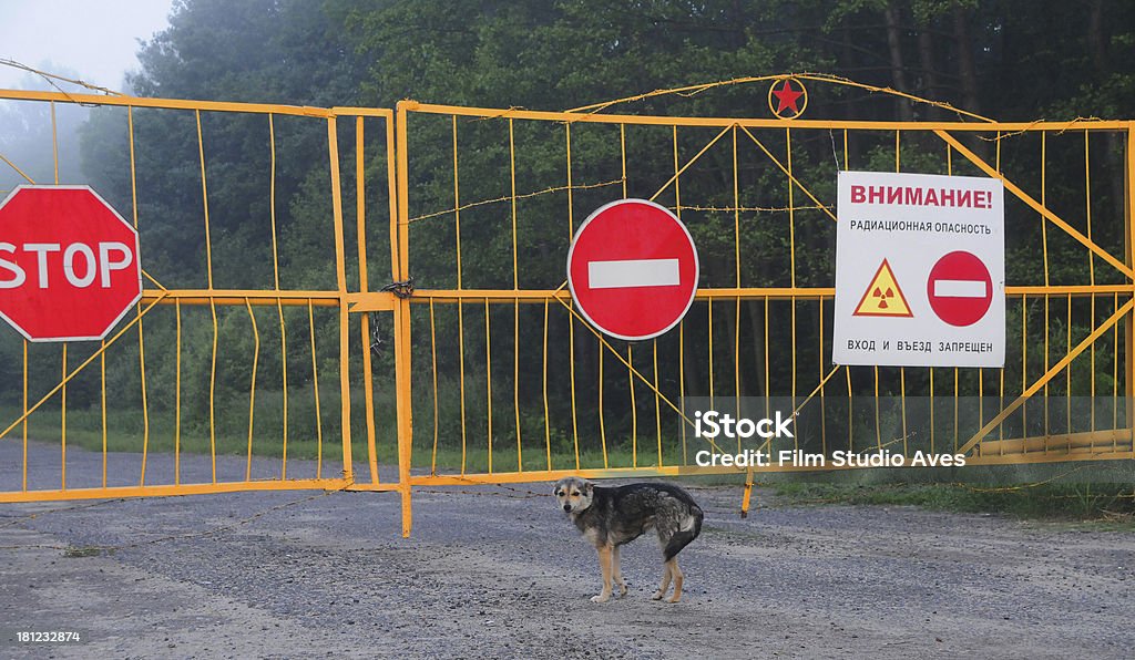 Gates und prohibition - - Lizenzfrei Tschernobyl Stock-Foto