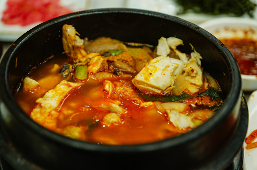 Korea's representative street food, Rabokki