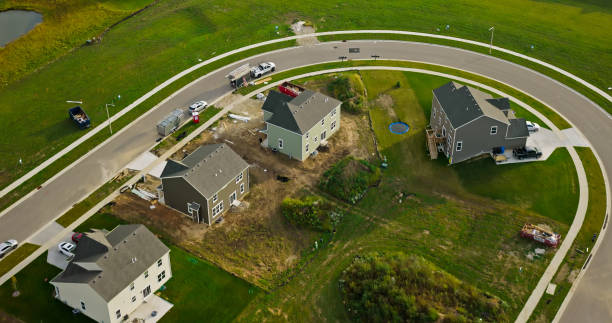 istock Windsor, Wisconsin Houses - Aerial View 1812351468