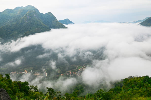 istock High Angle View beautiful landscape in luang prabang, Laos 1812494889