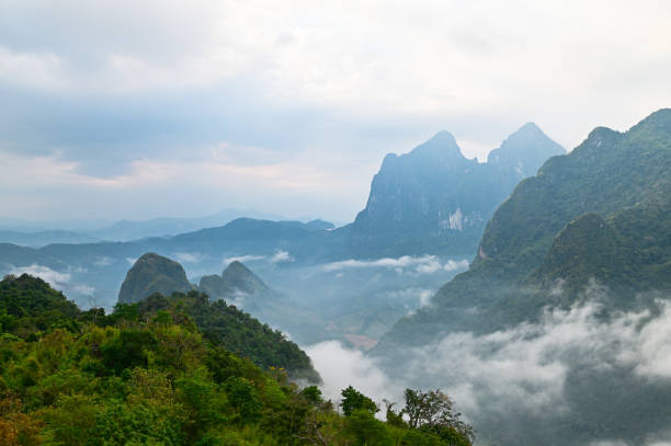 istock High Angle View beautiful landscape in luang prabang, Laos 1812494893