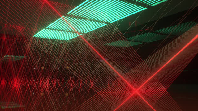 Red Laser in Empty Room