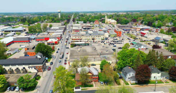 istock Aerial scene of Listowel, Ontario, Canada 1812538024