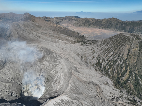 Crater volcano Mt.Bromo East Java,Indonesia