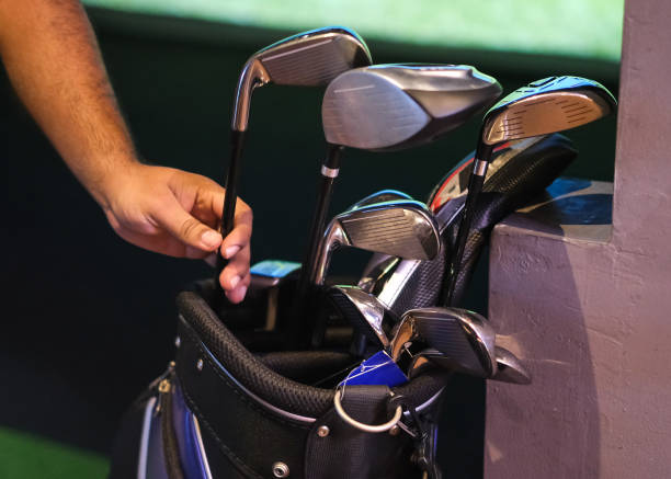 istock Unrecognizable Man Choosing Golf Clubs 1812675929