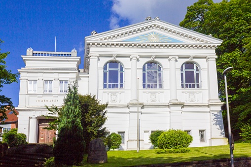 Historic Freemason's Hall in Flensburg, Germany