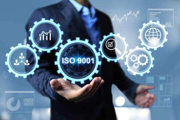istock ISO 9001 Quality assurance and standardization concept 1812731662