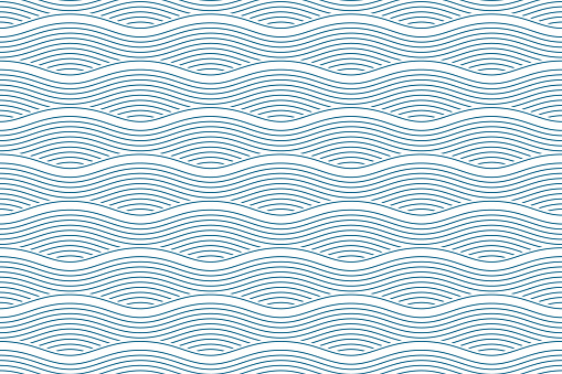 One-color abstract geometric background with waves.
