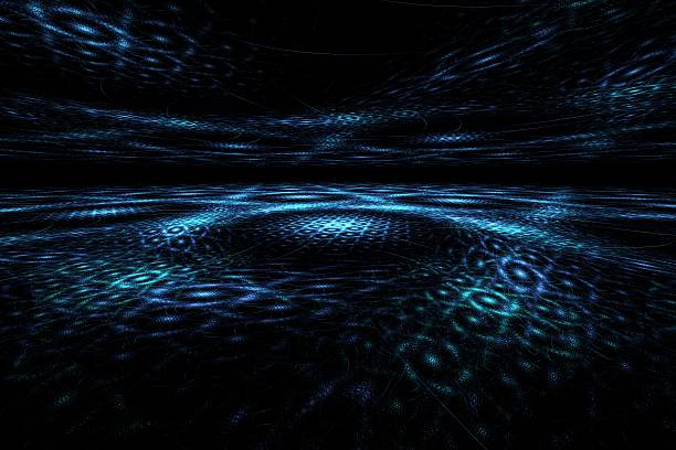 istock Horizontal fractal on the black background 181275790