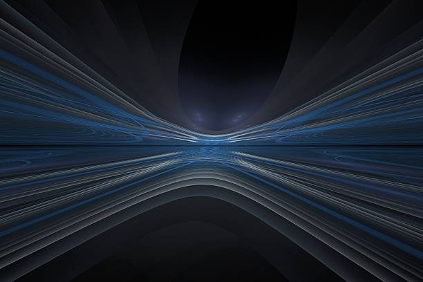 istock Horizontal fractal on the black background 181276219