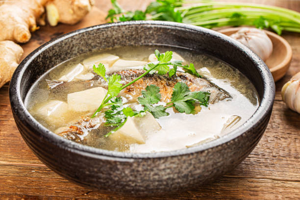 istock Crucian and Bean Curd Soup 1812775995