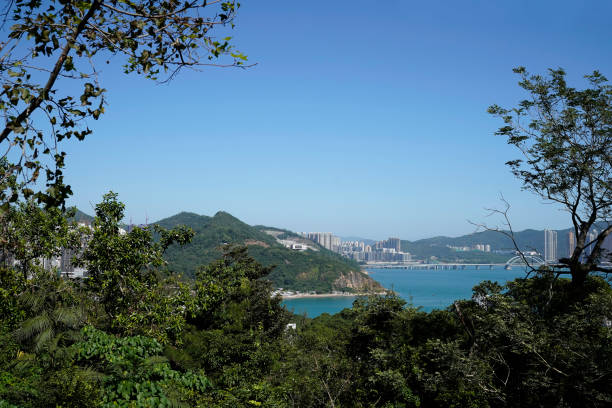 istock Devil's Peak and Lei Yue Mun in Sai Kung District, Hong Kong. 1812783805