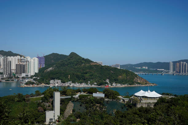 istock Devil's Peak and Lei Yue Mun in Sai Kung District, Hong Kong. 1812784308