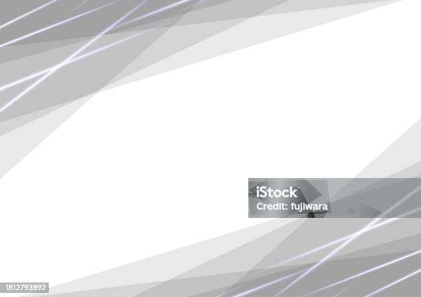 Abstract Grey Border Vector Gray Abstract Line Frame Background Stock Illustration - Download Image ...