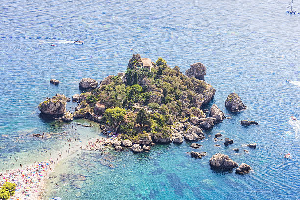 Isola Bella, Mazzaro-Taormina Sicily Italy Isola Bella, Mazzaro-Taormina Sicily Italy isola bella taormina stock pictures, royalty-free photos & images