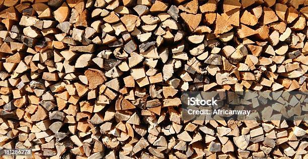 Stack Of Dry Firewood Stock Photo - Download Image Now - Accuracy, Arrangement, Backgrounds