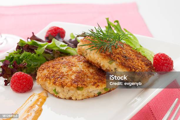 Crab Cakes Stock Photo - Download Image Now - Appetizer, Breaded, Cake