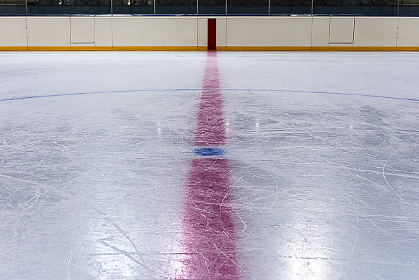 istock Central circle in hockey rink 181288562