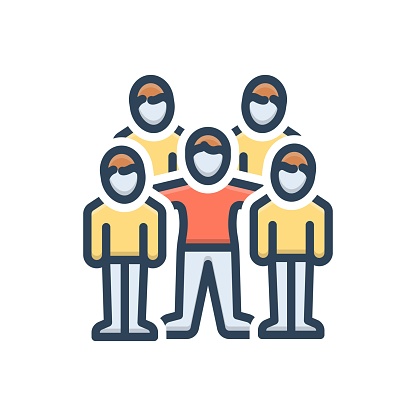 Icon for kinship, relationship, humans, members, same, equity, similarity, parity, unity, parallelism
