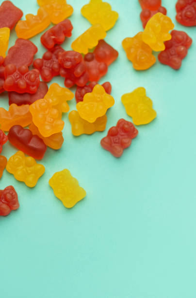 istock Vitamins for children,   jelly gummy bears candy 1812901854