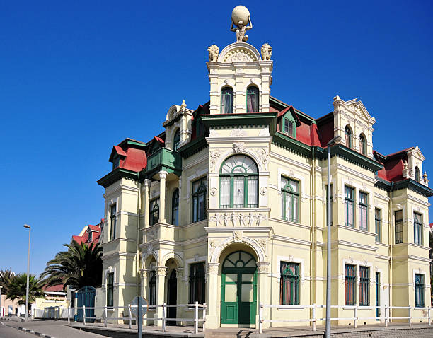 swakopmund, erongo district, namibia: edificio di hohenzollern - erongo foto e immagini stock