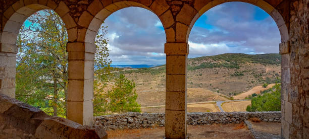 istock cloister with landscape 1812933854