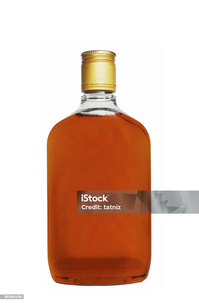 Bottle with cognac Brandy Snifter Stock Photo