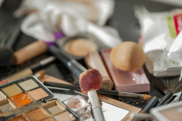 istock Professional make-up brush cosmetic makeup accessories 1812951819