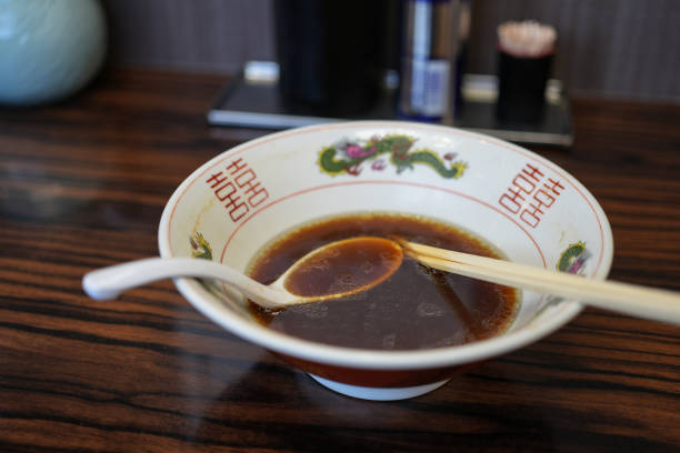 istock Finished off a delicious bowl of ramen. 1812989943