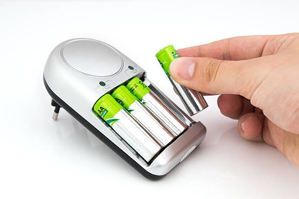 A collection of batteries of all shapes, sizes and manufacturers.
