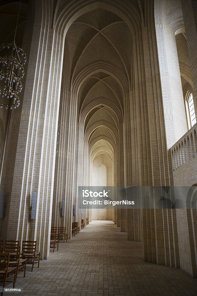 Innen Grundtvig Kirche, Kopenhagen, Dänemark - Lizenzfrei Christentum Stock-Foto