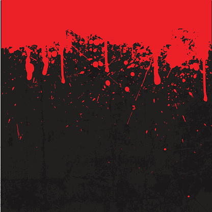 Black and red blood splattered background