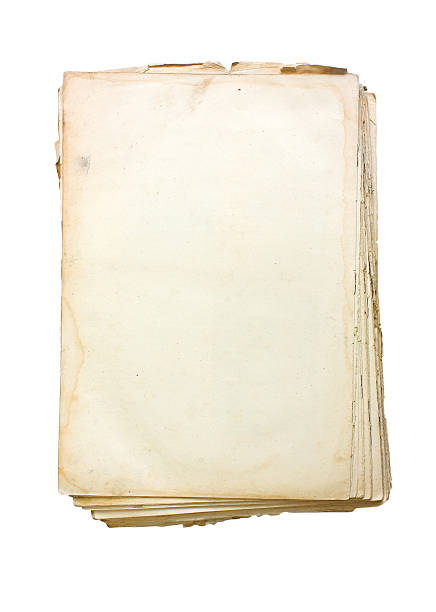 istock An old book with a crumpled sheet 181302282